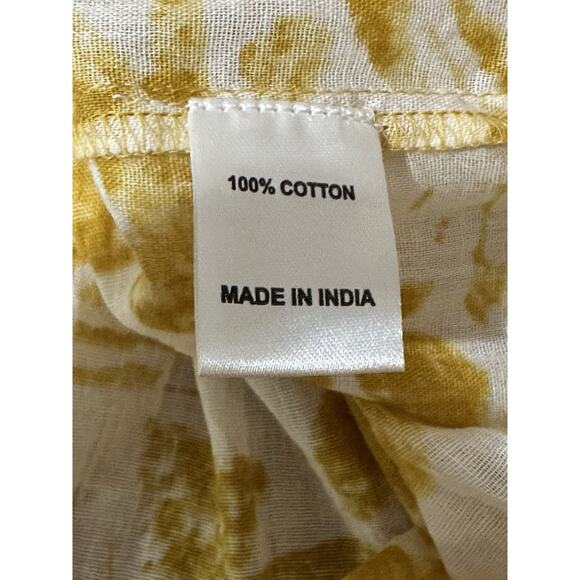 Oh My Stars Womens Chandler Dress Mixed Media Maxi Dress Boho Button Up Size S - Picture 5 of 7